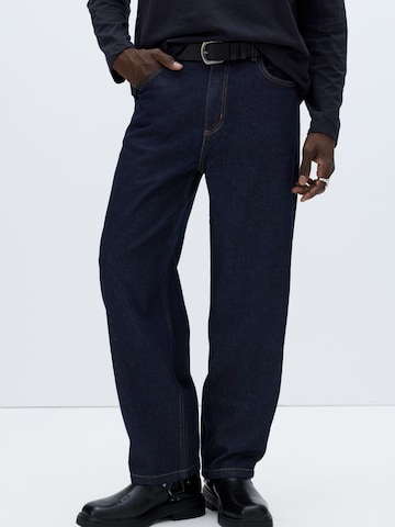 Pull&Bear Lużny krój Jeansy w kolorze niebieski: przód