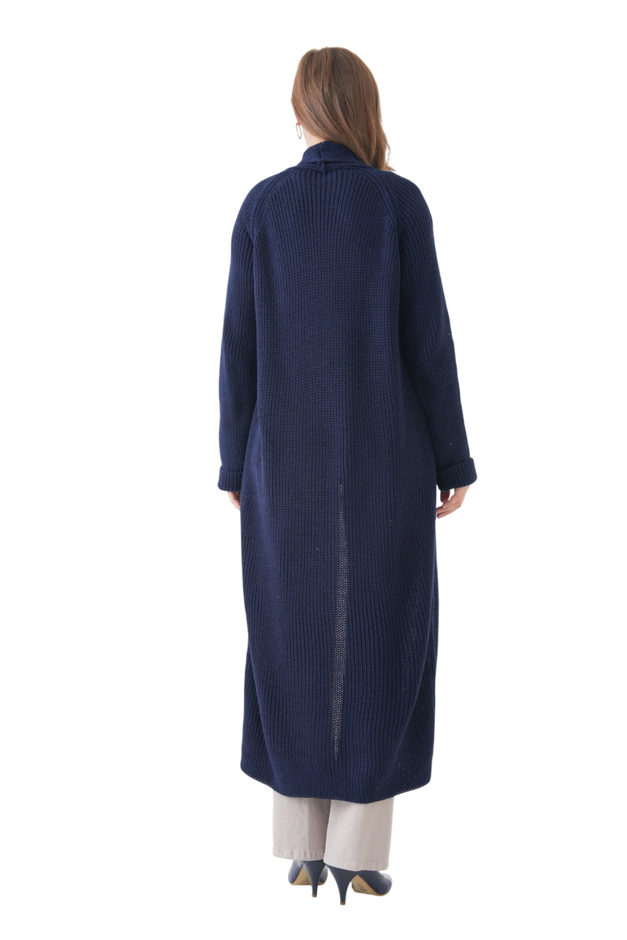 WOMAN VISION Gebreid vest in Blauw