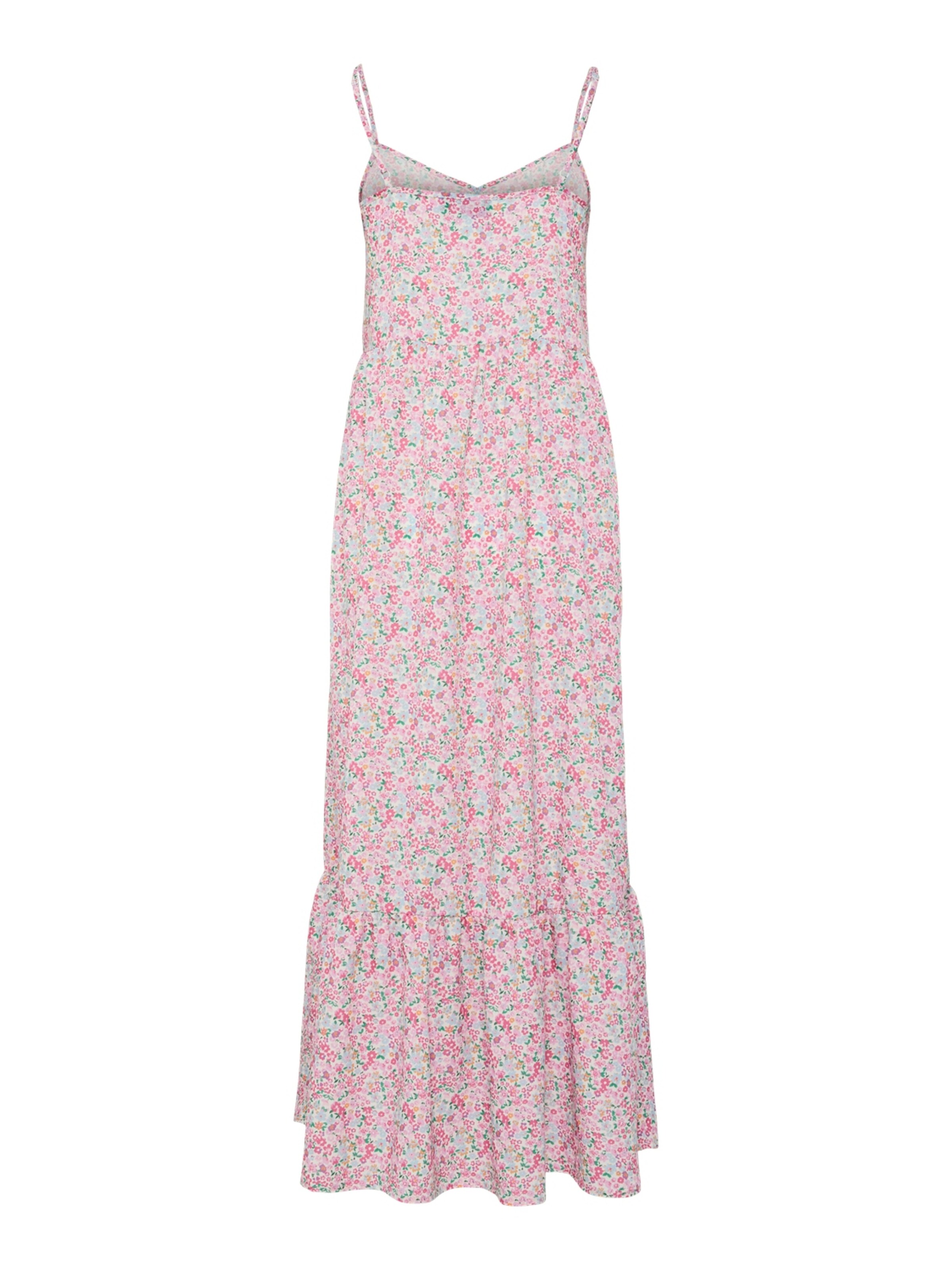 PIECES Платье 'Sade' в Ярко-розовый