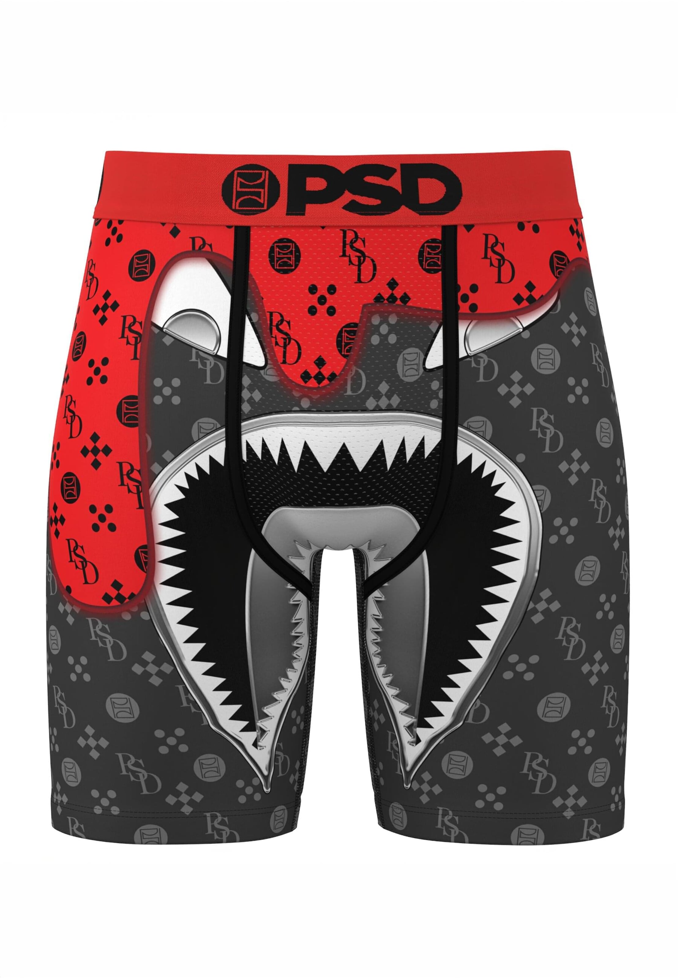 Boxers 'WF Lux Drip' PSD en gris : devant