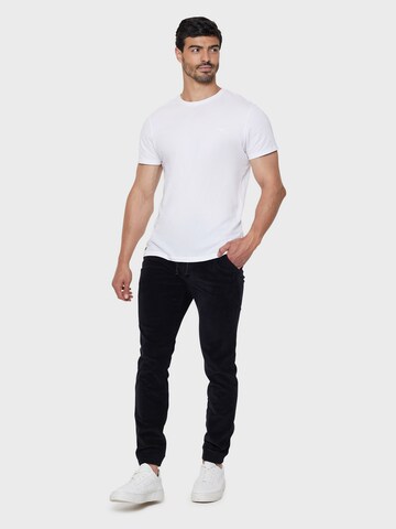 Threadbare Tapered Trousers 'Roy' in Black