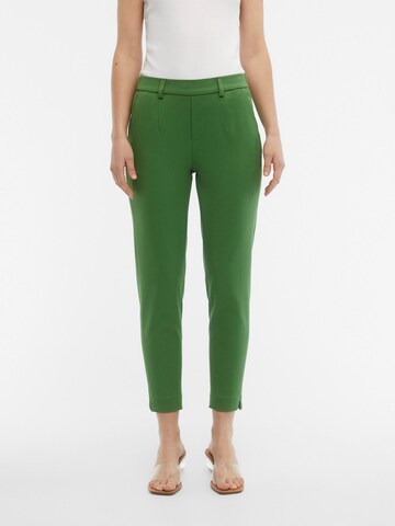 OBJECT Slimfit Kalhoty 'Lisa' – zelená: přední strana