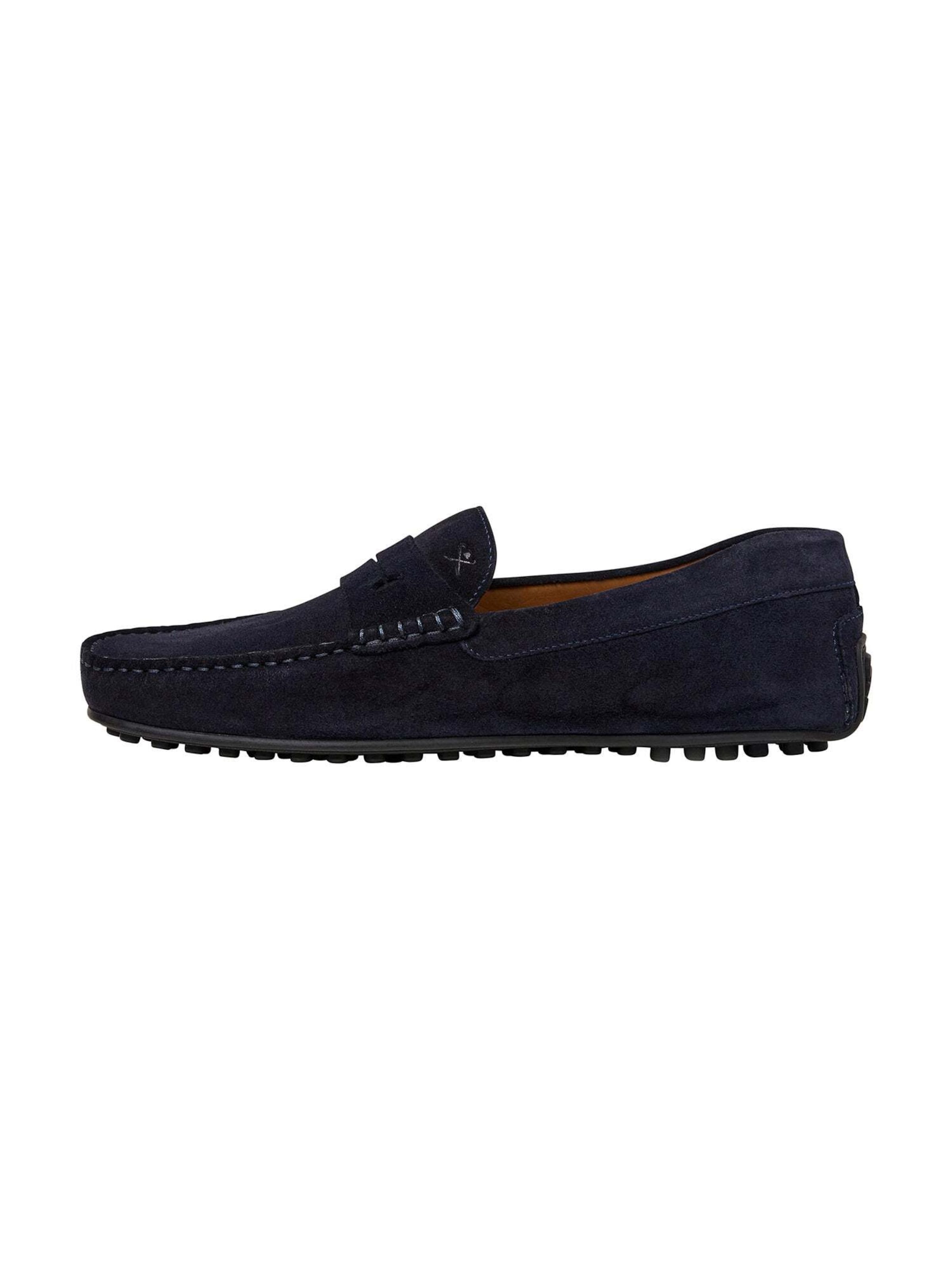 Mocassino di Hackett London in blu: frontale
