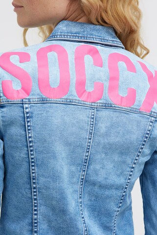 Soccx Between-Season Jacket in Blue