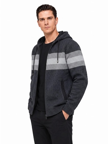 ALLTHEMEN Strickjacke 'Flausch'‌‌‌ in Grau