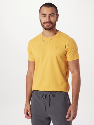 HOLLISTER T-Shirt in Gelb: Vorderseite
