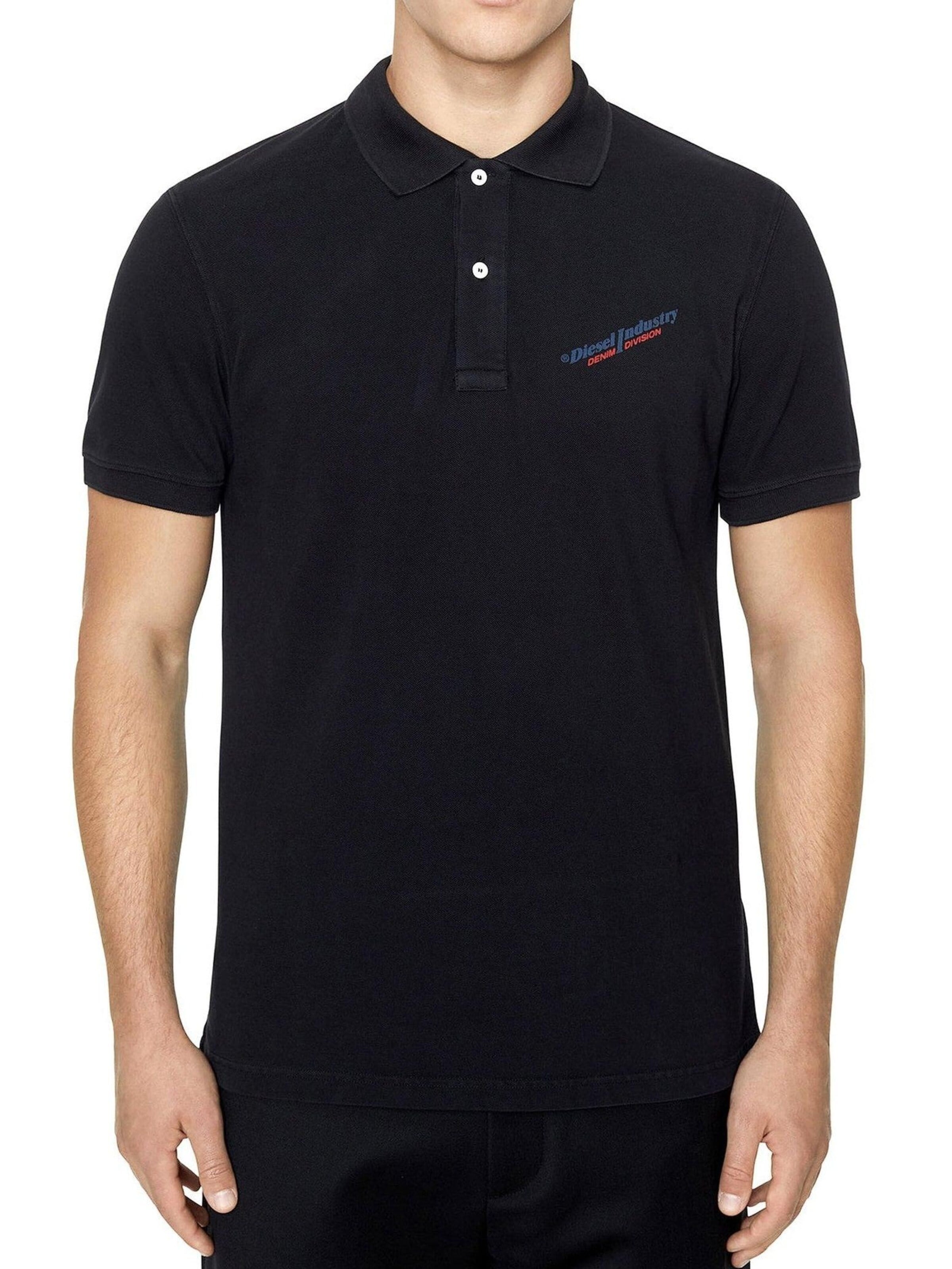 DIESEL Shirt 'T-SMITH-IND' in Black: front