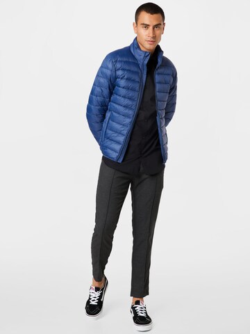 Veste mi-saison !Solid en bleu