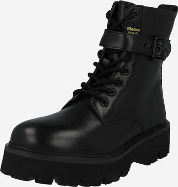 Blauer.USA - Botines con cordones 'ELSIE' en negro: frente