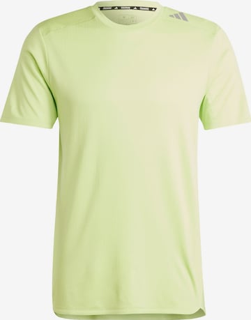 ADIDAS PERFORMANCE - Camisa funcionais 'Designed 4 Hiit' em verde: frente