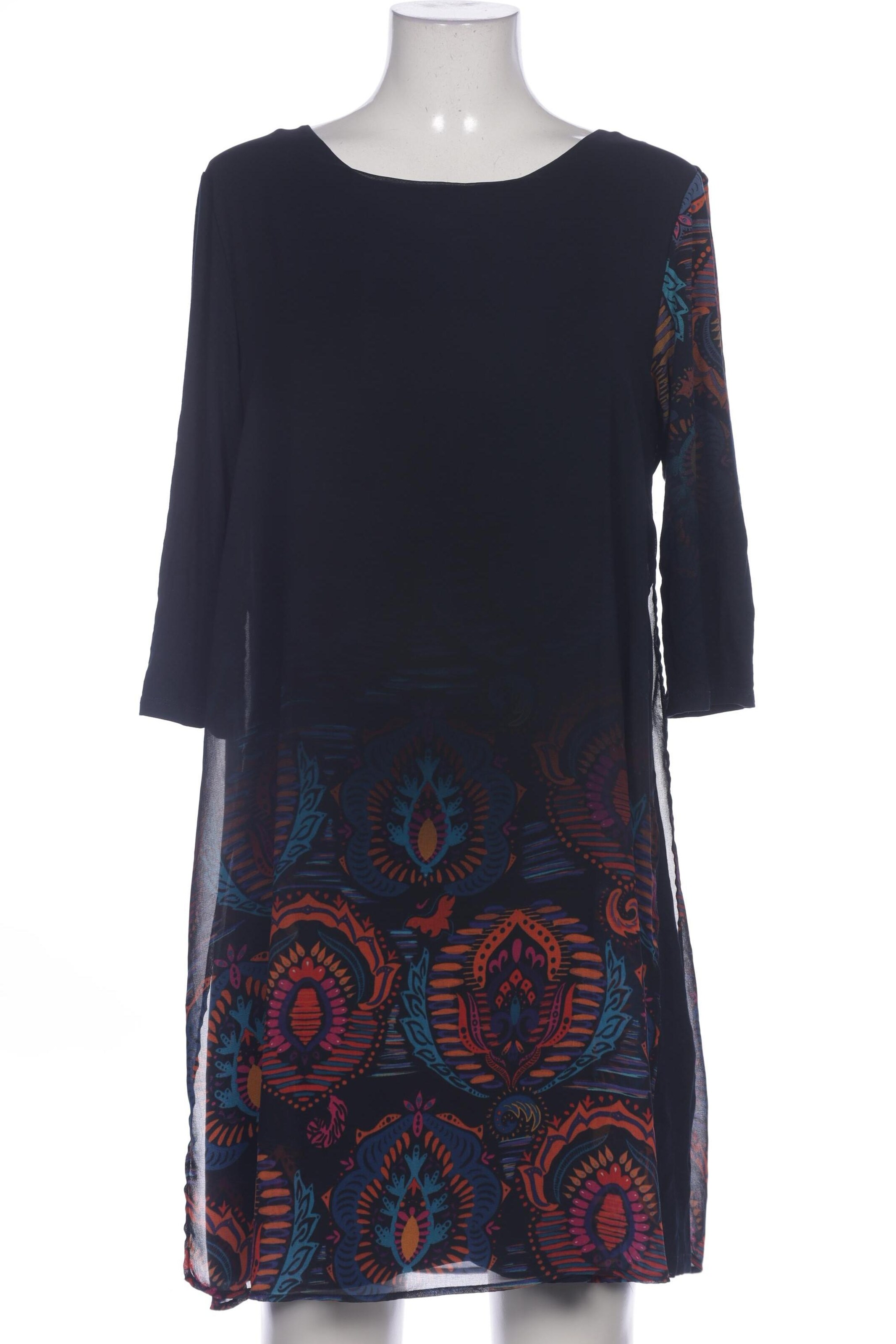 Desigual Women's Minerva Dress - Artistic Abstract Print, Sleeveless, Low Back (Size XXL)