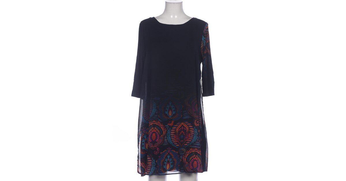 Desigual Women's Minerva Dress - Artistic Abstract Print, Sleeveless, Low Back (Size XXL)