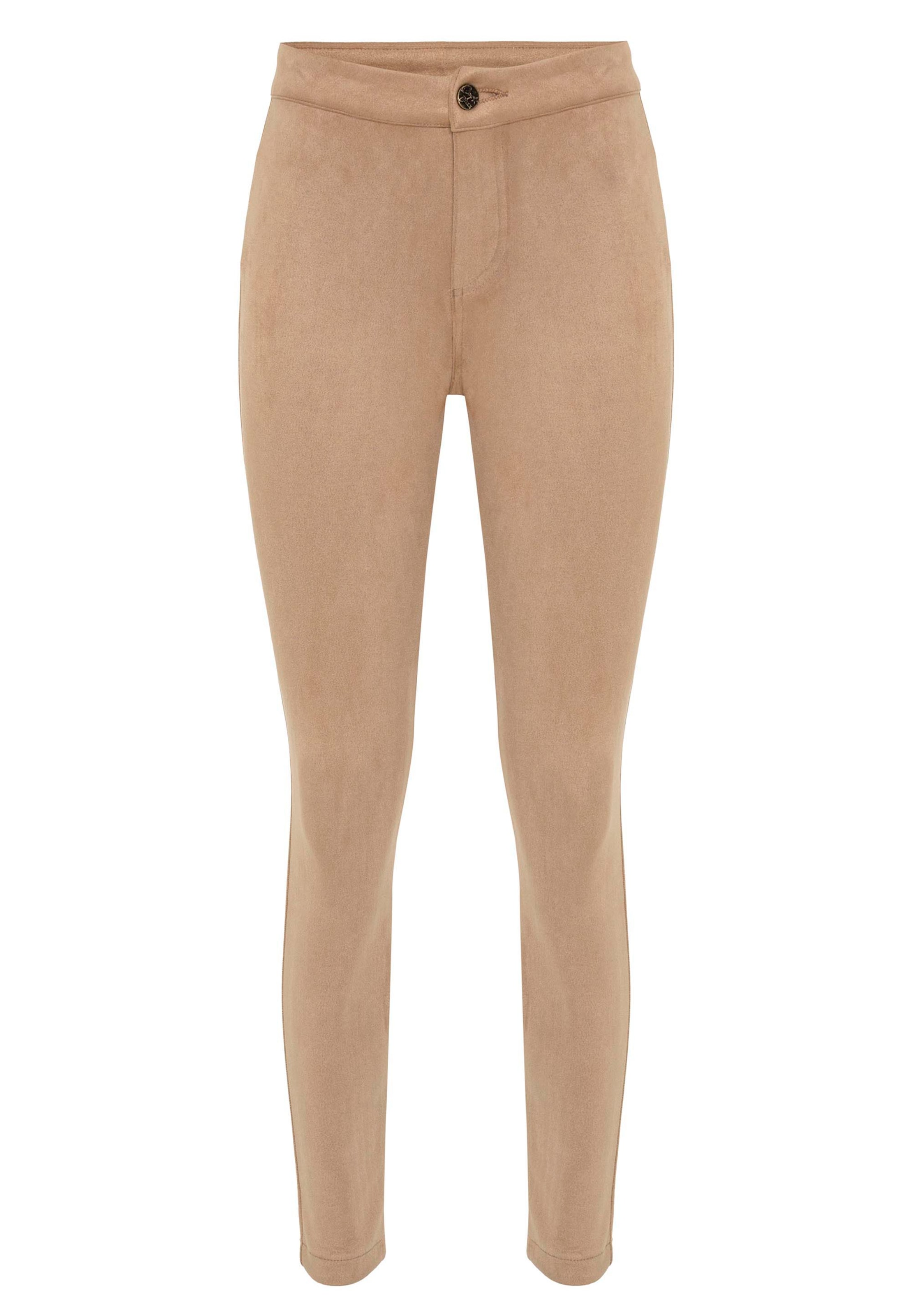 CIPO & BAXX Regular Broek in Beige: voorkant