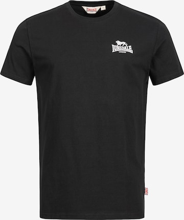 LONSDALE Paita 'Warlingham' värissä musta: etupuoli