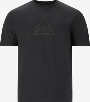 SOS T-Shirt in Grau: predná strana