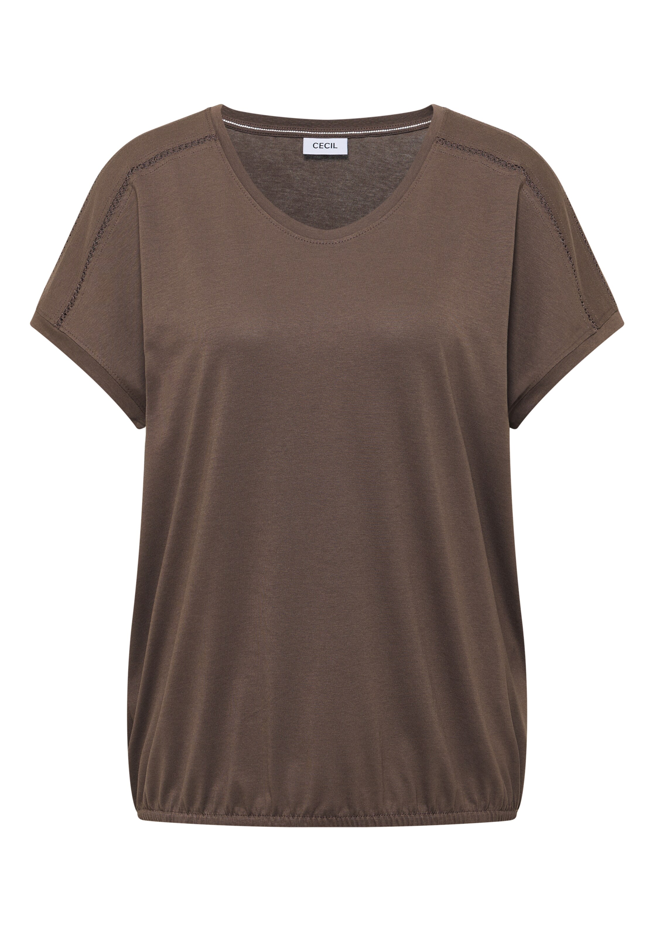 CECIL T-Shirt in Braun: Vorderseite