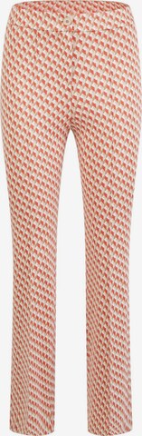 MARC AUREL Flared Pants in Beige: front