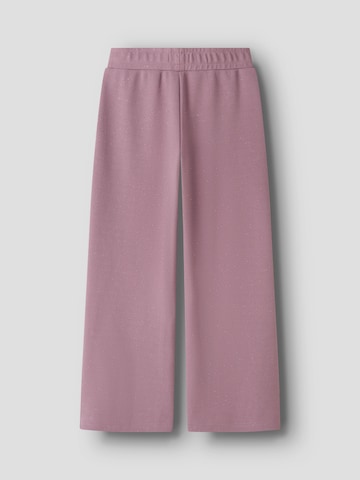 NAME IT - Pierna ancha Pantalón en lila