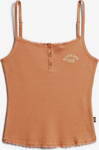 Superdry Top 'Essential' in Brown: front