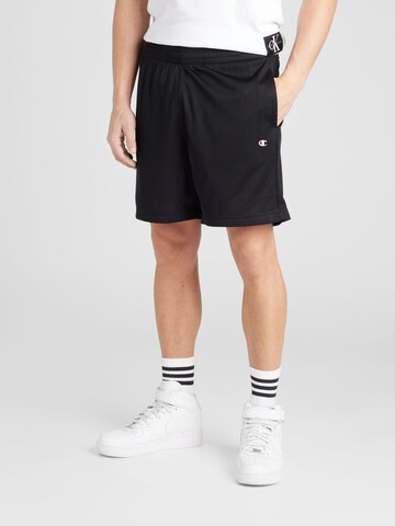 Champion Authentic Athletic Apparel regular Παντελόνι σε μαύρο: μπροστά