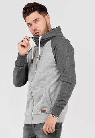 behype Sweatjacke 'HENRAY' in Grau