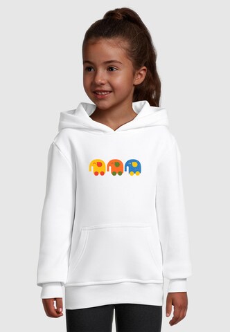 Merchcode Sweatshirt 'Elephants' in White: front