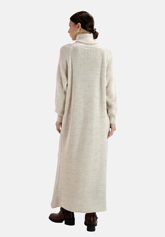 Elara Knitted dress in Beige