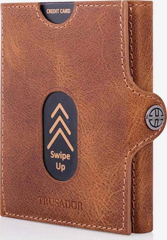 Trusador Portemonnaie 'Valencia' in Braun: Vorderseite