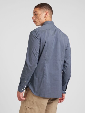 TOMMY HILFIGER Slim Fit Hemd in Blau