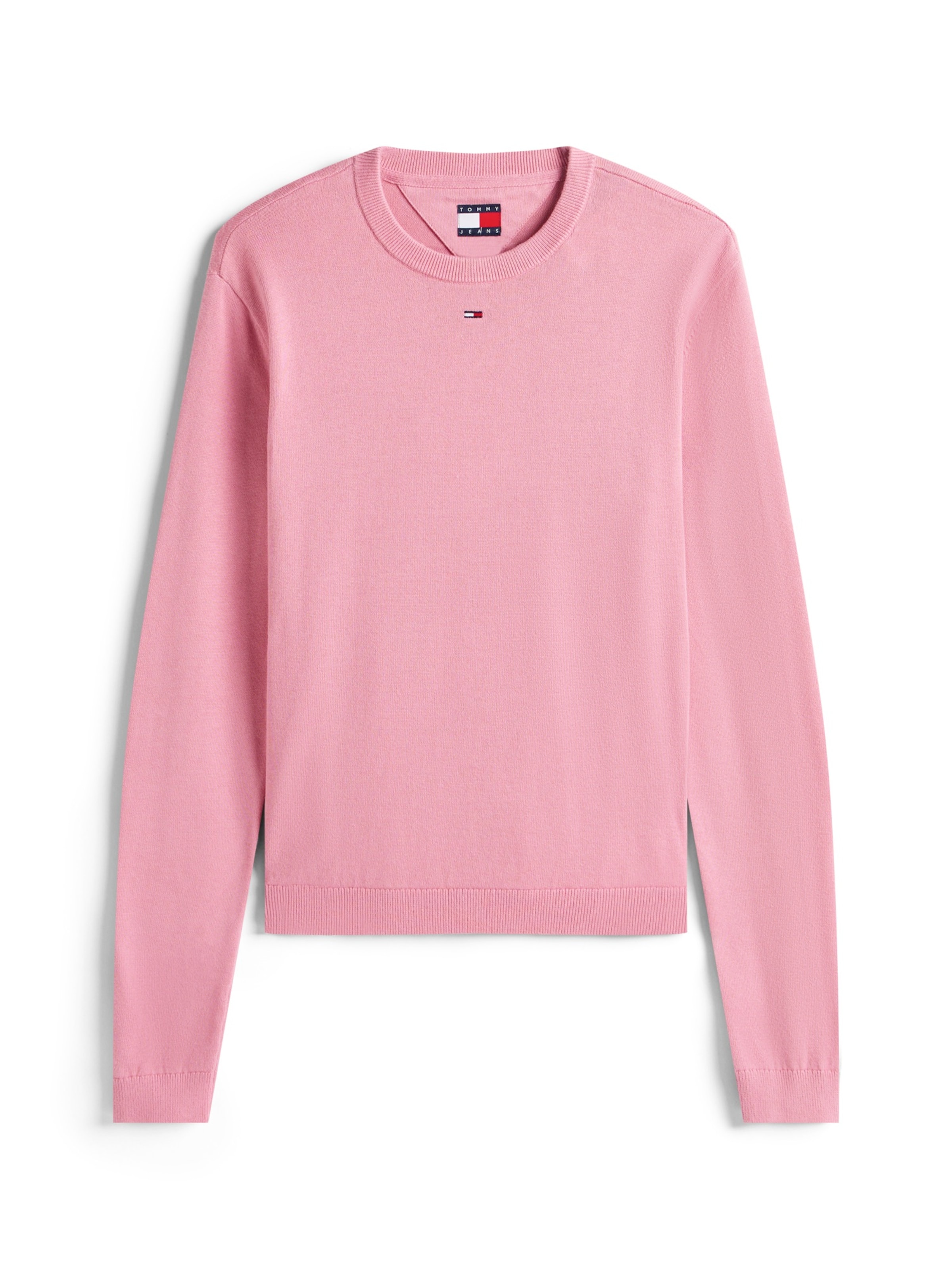 Tommy Jeans Pullover 'ESSENTIAL' i pink: forside