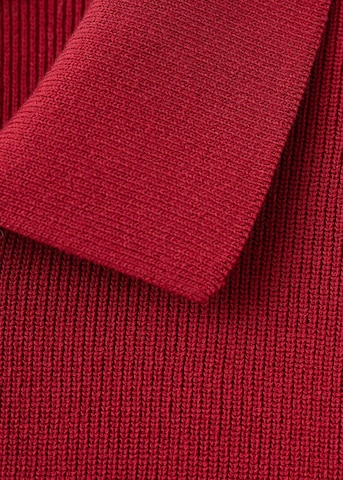 MANGO MAN Regular Fit Strickjacke 'Lino-H' in Rot