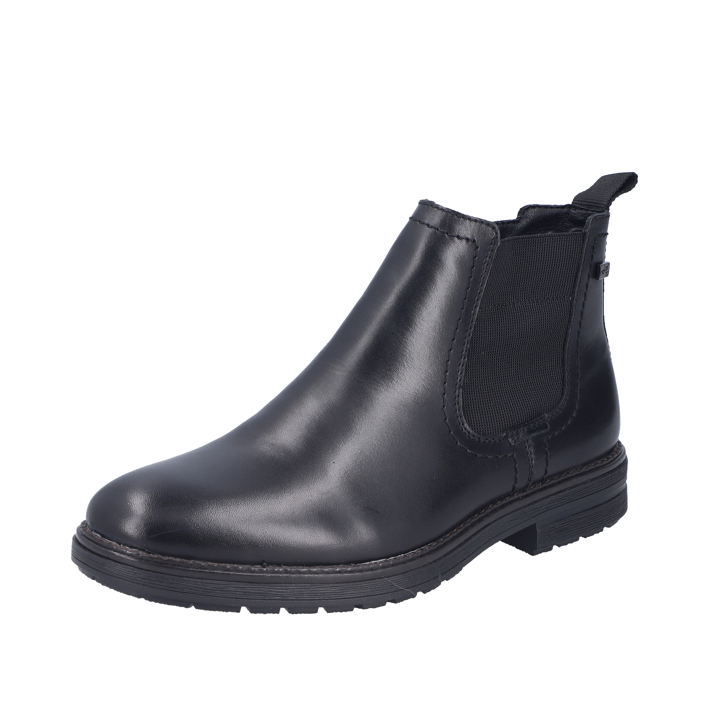 Chelsea Boots Rieker en noir : devant