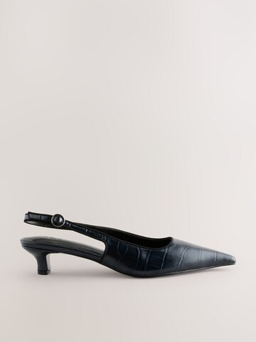 Next Лодочки с открытой пяткой 'Forever Comfort®' в Синий