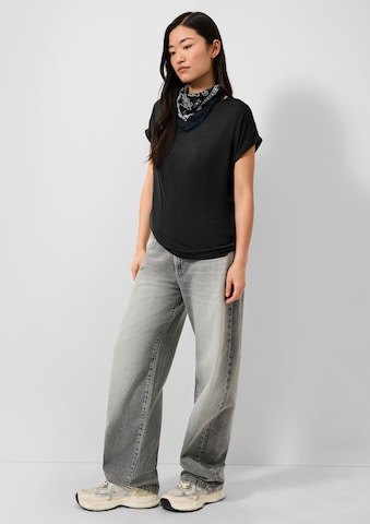 QS T-Shirt in Grau