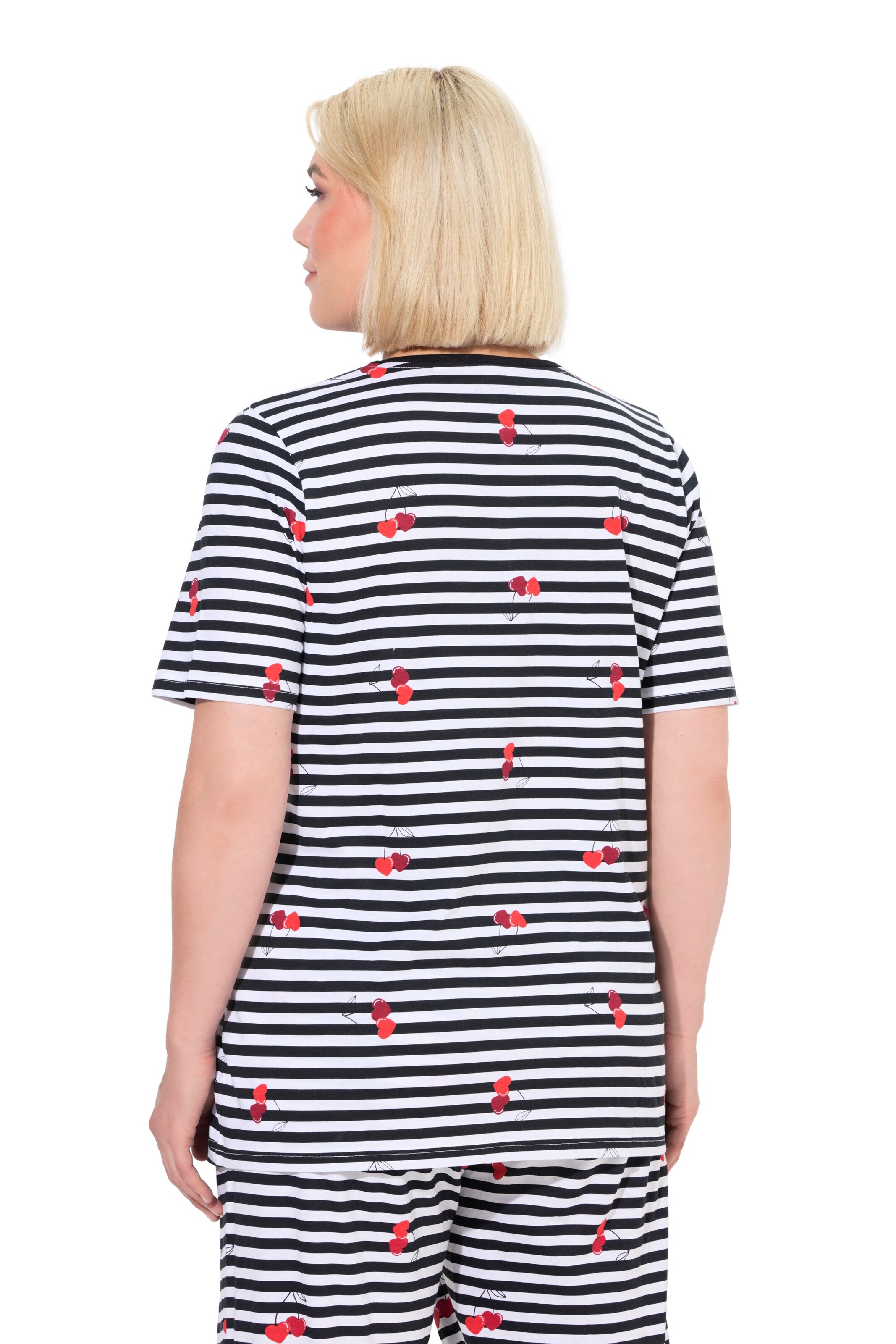 Ulla Popken Pajama shirt in Black