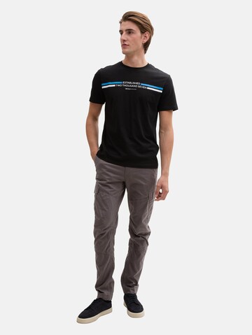 TOM TAILOR DENIM Tapered Cargo trousers in Grey