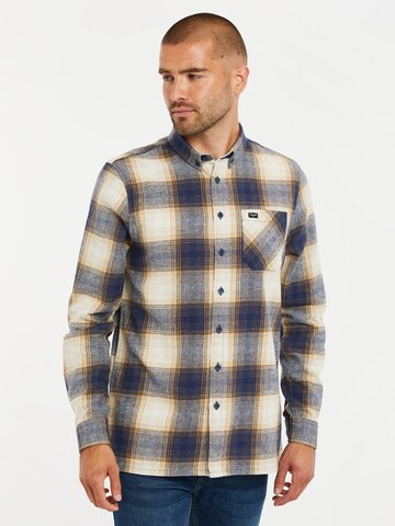 Threadbare Regular Fit Hemd 'Franco' in Blau: Vorderseite