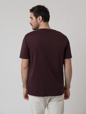 Bavarian Caps Shirt 'Pumuckl Edelweiß' in Brown