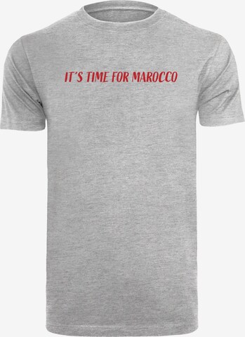 Maglietta 'Its Time For Marocco' di Merchcode in grigio: frontale