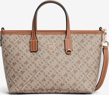 Sacs à main TOMMY HILFIGER en beige : devant