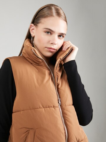 JDY Vest 'NEW ERICA' in Brown