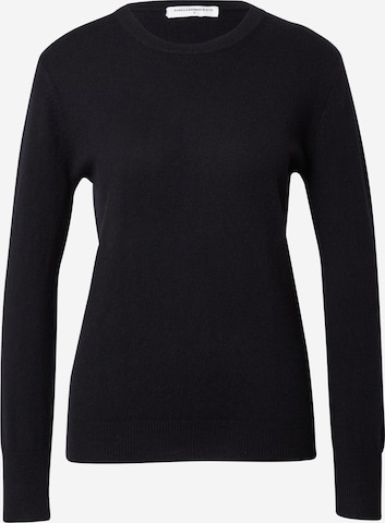Pure Cashmere NYC Sweater in Black: front