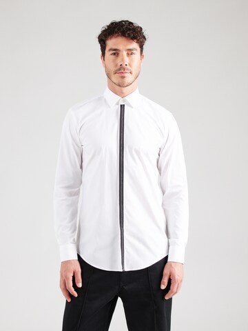 HUGO Slim Fit Hemd 'Keidi' in Weiß: Vorderseite