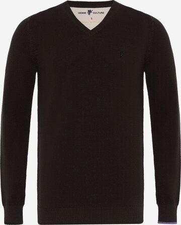 DENIM CULTURE Sweater 'Romario' in Brown: front