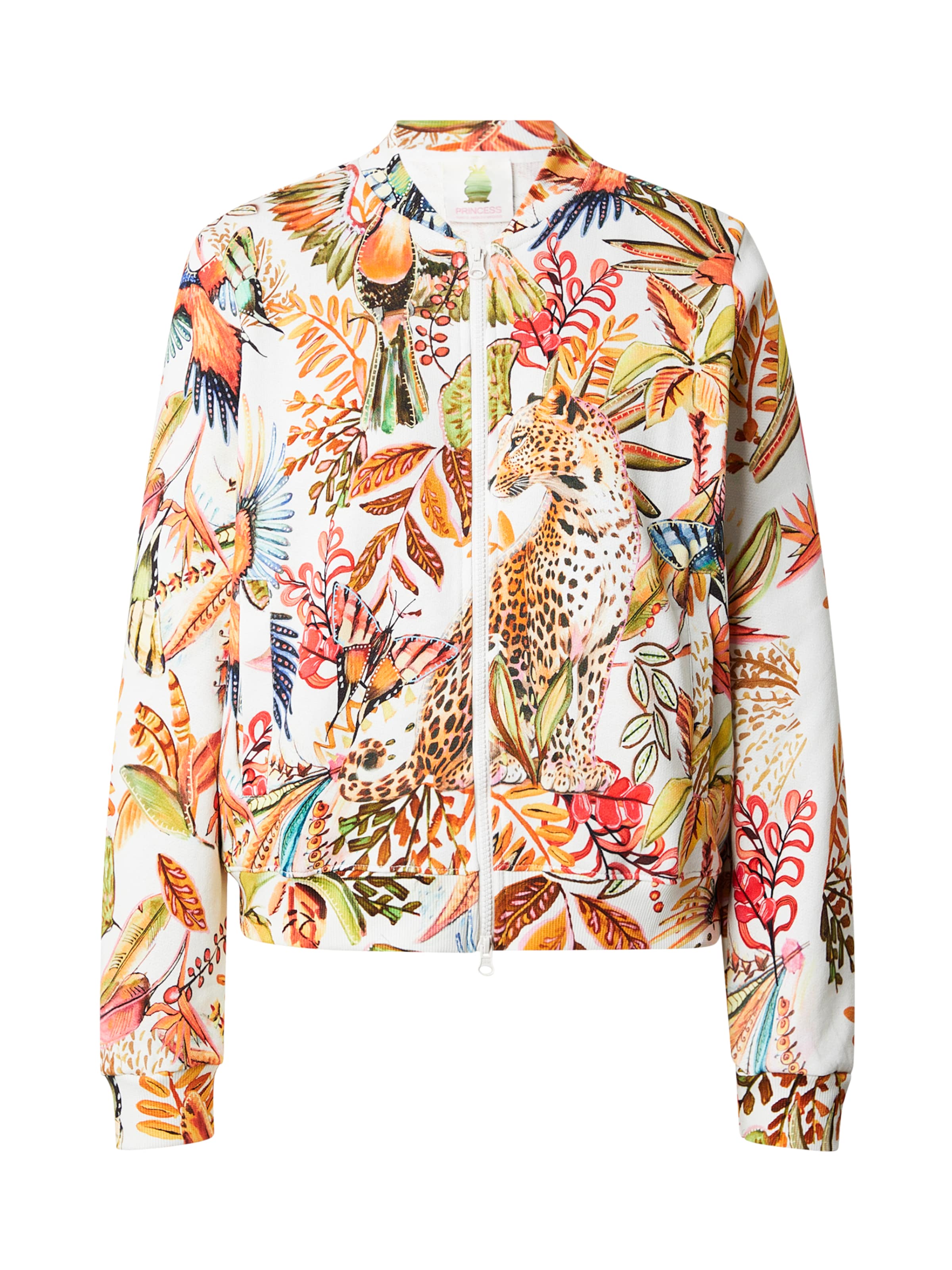 PRINCESS GOES HOLLYWOOD Кофта на молнии 'SAFARI' в Белый: спереди