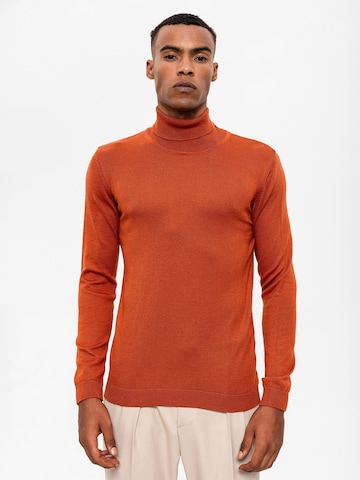 Antioch Sweter w kolorze pomarańczowy: przód