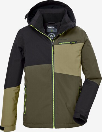 KILLTEC Outdoor jacket in Green: front