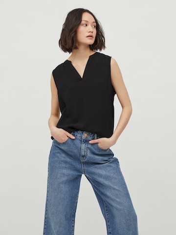 VILA - Blusa 'Roma' en negro: frente