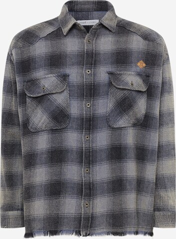 Mavi Regular fit Button Up Shirt 'Check' in Blue: front