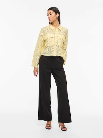 VILA Gebreid vest 'VIMerinda' in Geel